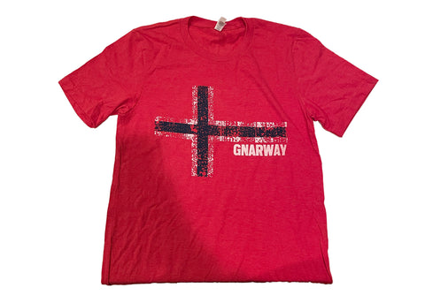 Red Norwegian Flag Shirt