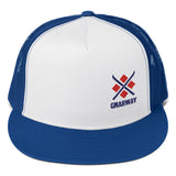GNARWAY Embroidered Flat Bill Trucker Cap