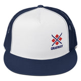 GNARWAY Embroidered Flat Bill Trucker Cap