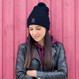 GNAR Pom Beanie Stacked ski logo
