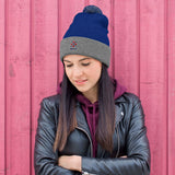 GNAR Pom Beanie Stacked ski logo