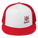 GNARWAY Embroidered Flat Bill Trucker Cap